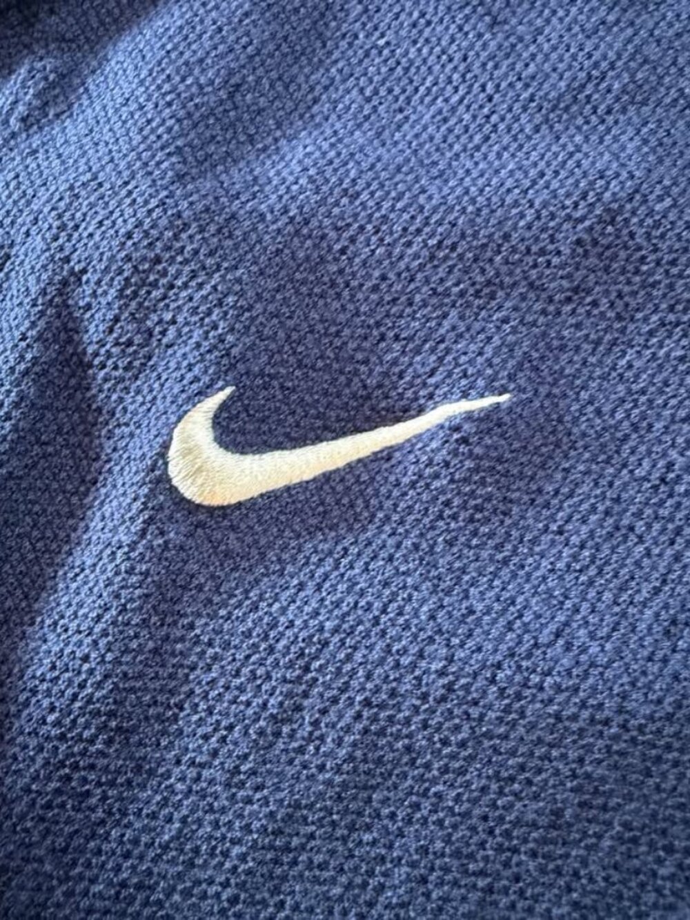 Nike NBA Navy Indiana Pacers Logo Crew Knit Sweater Sz M Mens - Picture 3 of 7